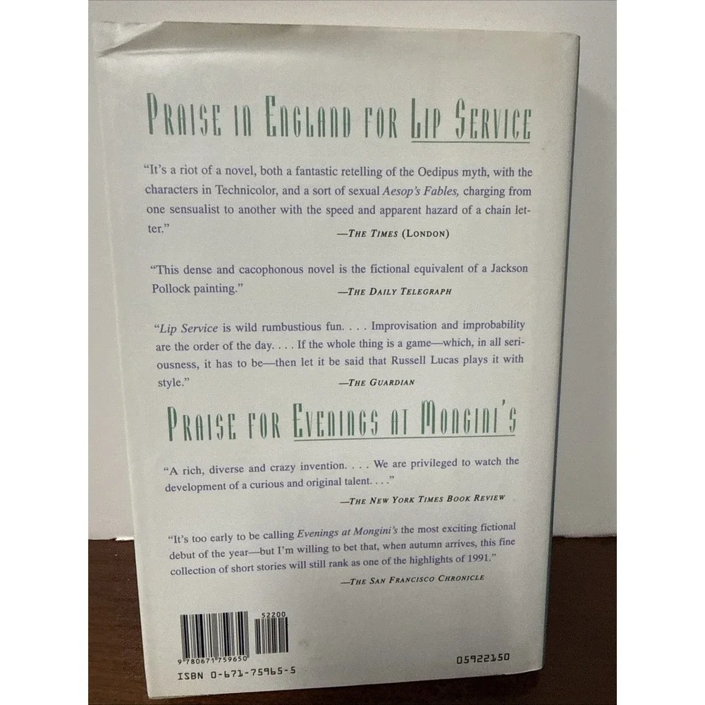 Lip Service - Russell Lucas -‎ HC